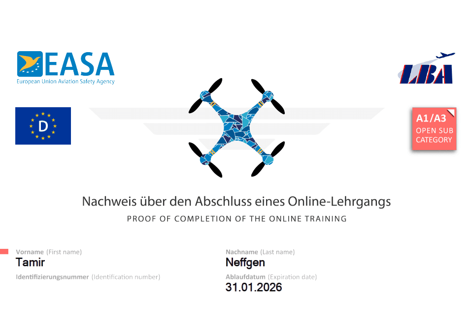EU-Drohnenführerschein A2