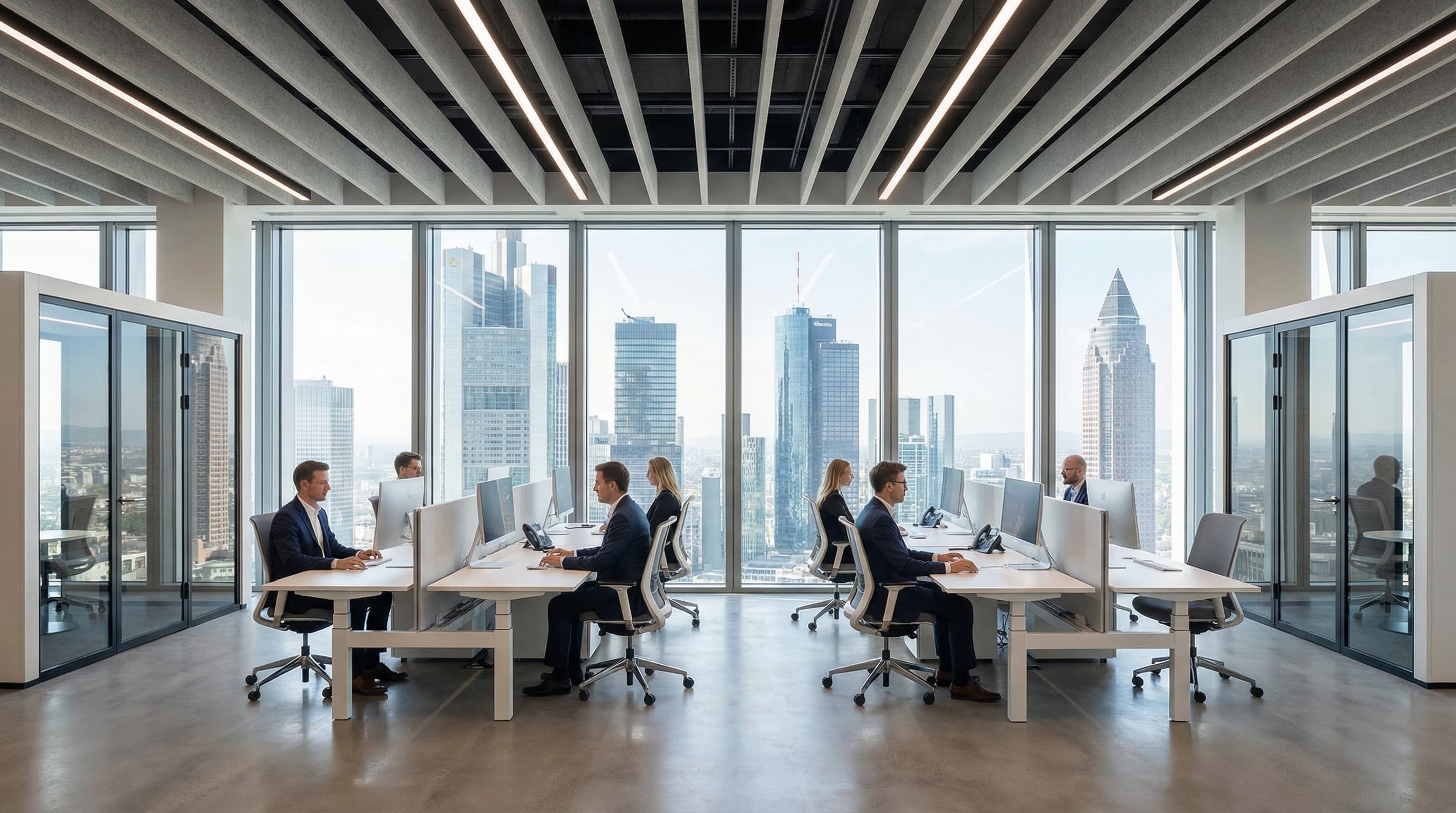 KPMG The Squaire Frankfurt – Modernes Büro mit Frankfurt Skyline