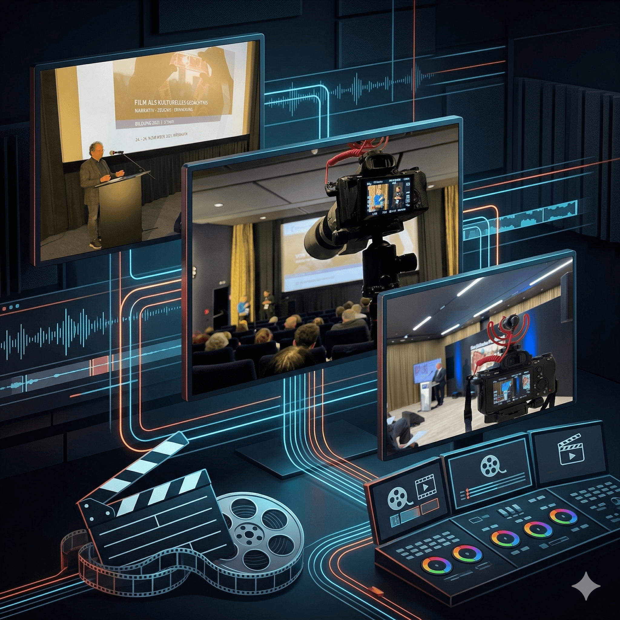 Dokumentation und Schnitt von Veranstaltungen