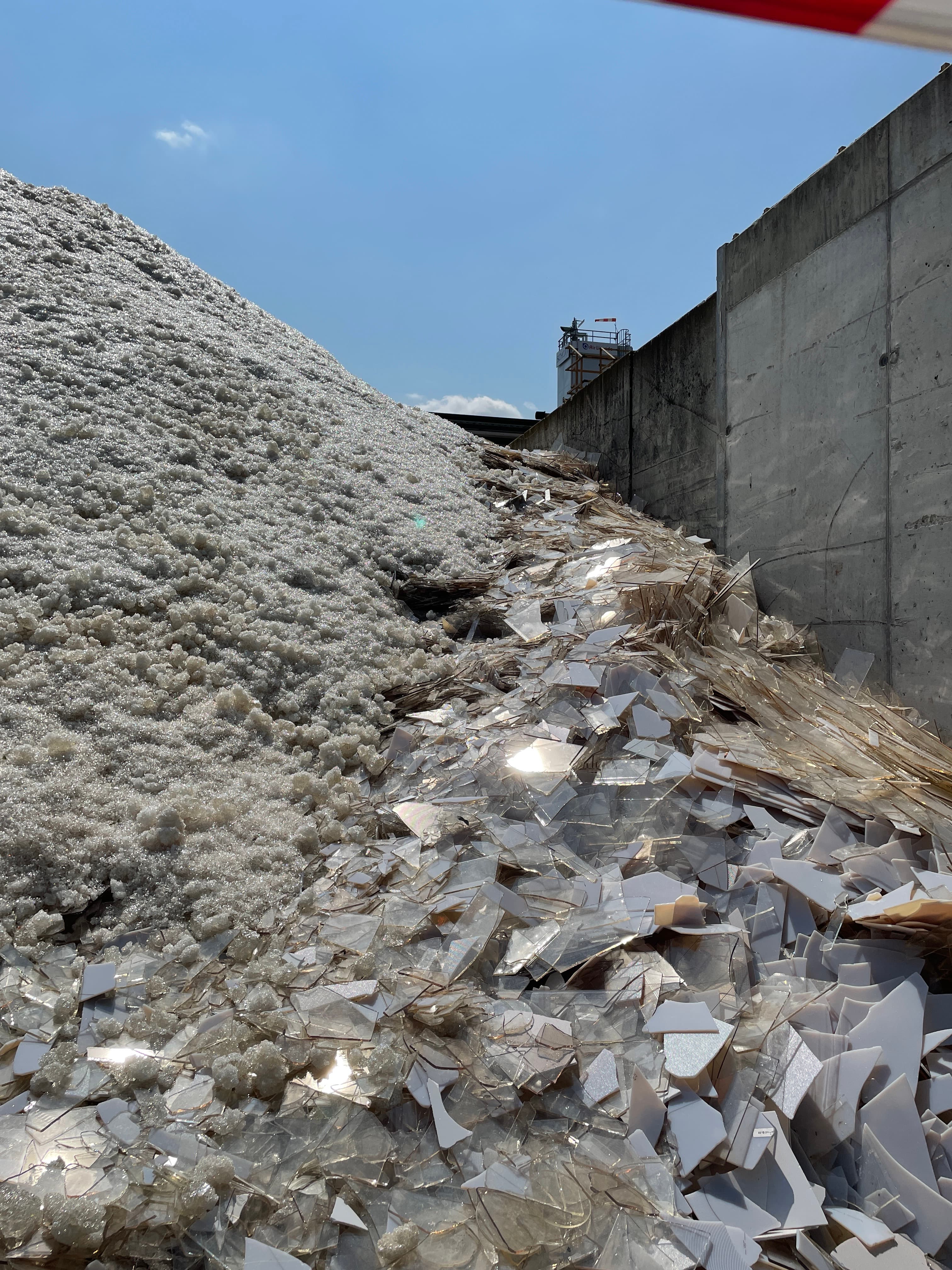 SCHOTT AG Spezialglas Rohstoffe am Werkgelände