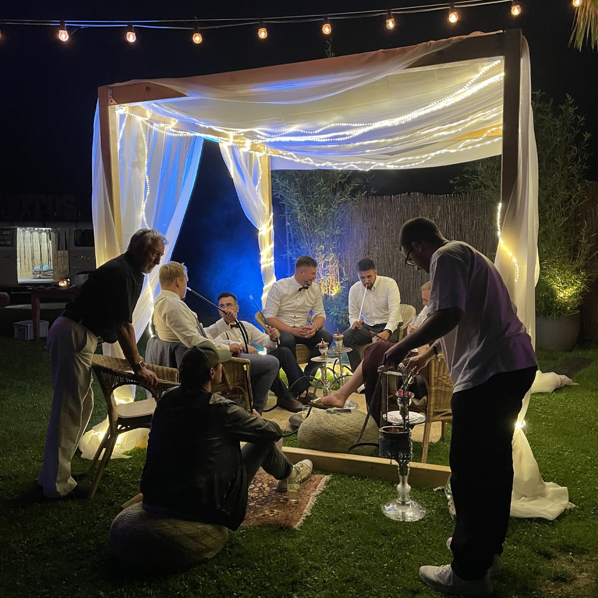 Shisha-Rent Event Karben – Outdoor Lounge Atmosphäre
